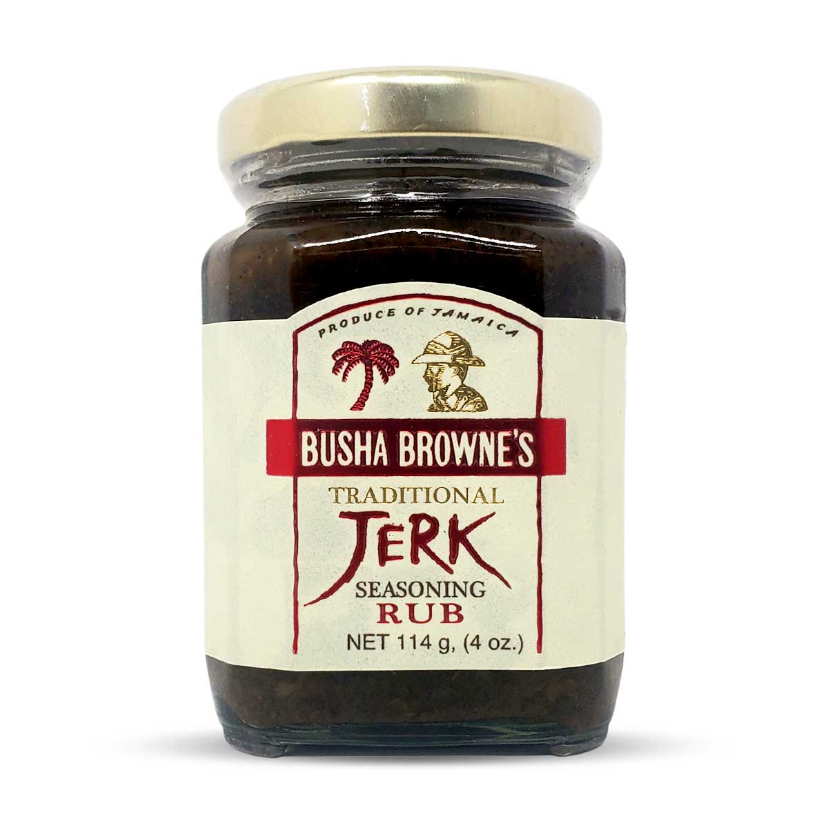 Busha Browne's Traditional Jerk Seasoning Rub, 4oz